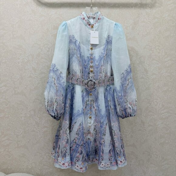 Zimmermann Dresses & Skirts - Zimmermann stand-up collar short dress